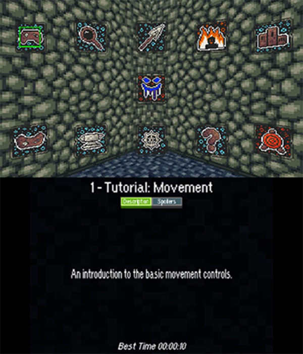 3D Retro Dungeon Puzzle Challenge (Nintendo 3DS)