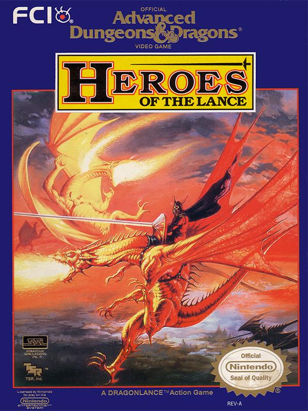 Advanced Dungeons & Dragons: Heroes of the Lance (Nintendo Entertainment System (NES))