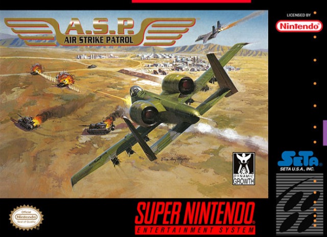 A.S.P. Air Strike Patrol / Desert Fighter (EU) / Desert Fighter: Suna no Arashi Sakusen (JP) (Super Nintendo Entertainment System (SNES))