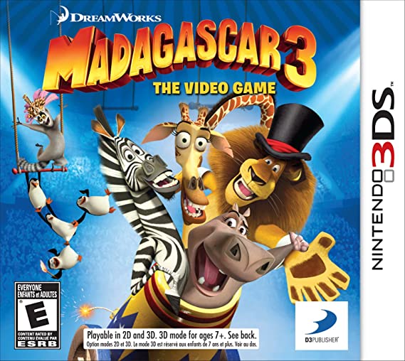 DreamWorks Madagascar 3: The Video Game (Nintendo 3DS)