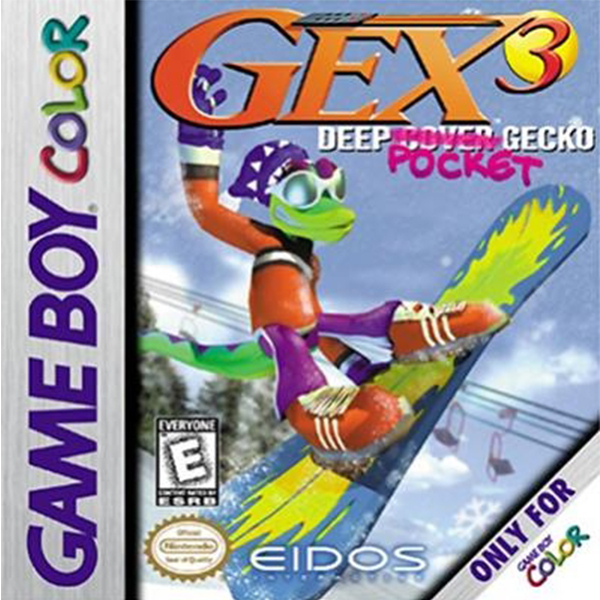 Gex 3: Deep Pocket Gecko / Gex 3: Deep Cover Gecko (EU) (Game Boy Color)
