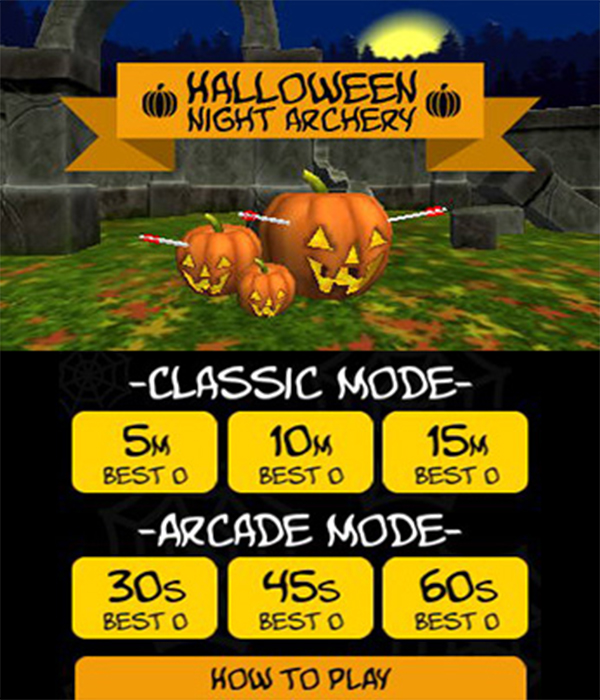 Halloween Night Archery (Nintendo 3DS)