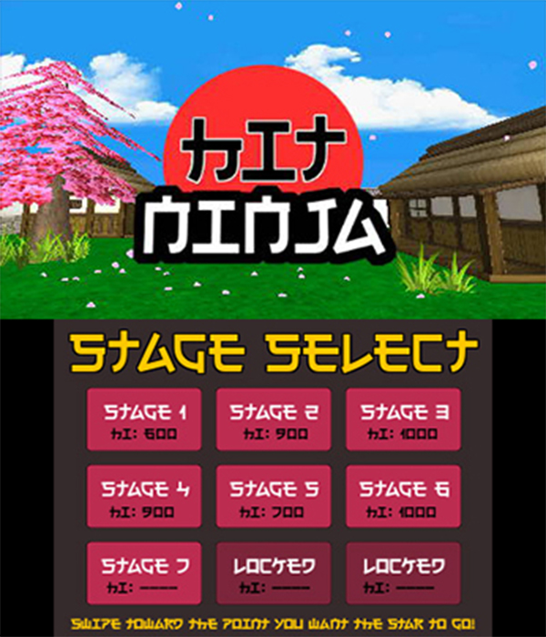 Hit Ninja (Nintendo 3DS)
