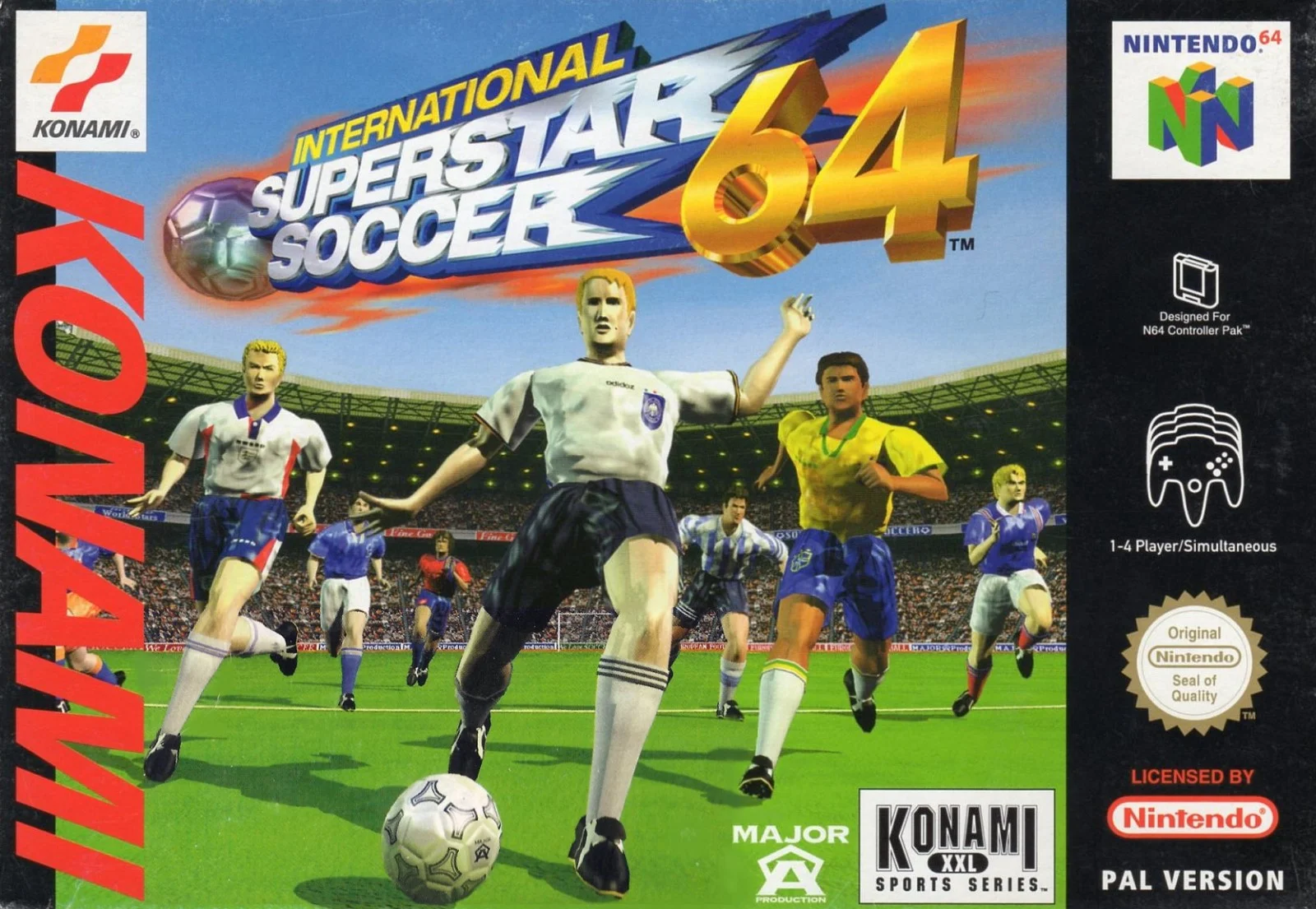 International Superstar Soccer 64 / Jikkyou J-League Perfect Striker (JP) (Nintendo 64)