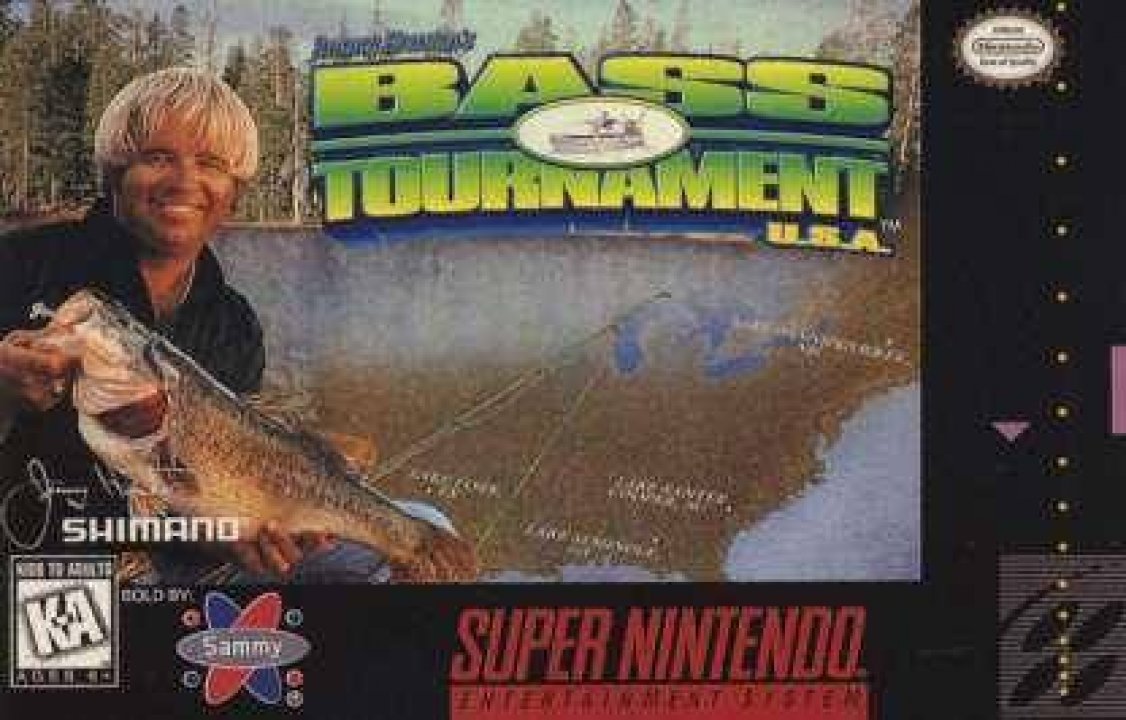 Jimmy Houston's Bass Tournament U.S.A. / Jissen! Bass Fishing Hisshouhou in USA (JP) (Super Nintendo Entertainment System (SNES))