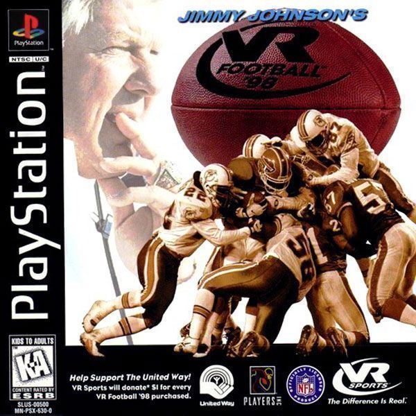 Jimmy Johnson VR Football '98 (PlayStation 1)