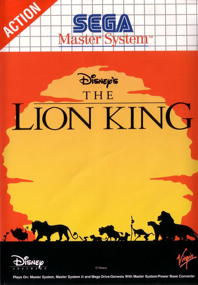 The Lion King / Le Roi Lion (FR) / Der König der Löwen (GER) / El Rey Leon (SPAIN) /  Re Leone (ITA) (Sega Master Drive)