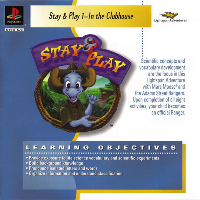 Mars Moose Stay & Play 1: In the Clubhouse (PlayStation 1)