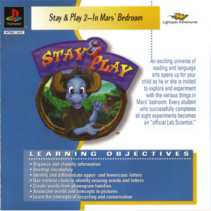 Mars Moose Stay & Play 2: In Mars' Bedroom (PlayStation 1)