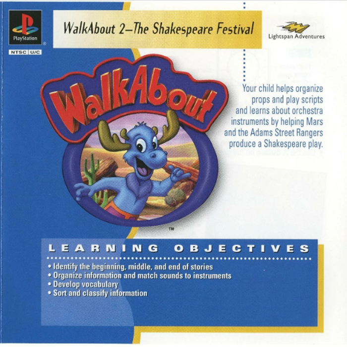 Mars Moose Walkabout 2: The Shakespeare Festival (PlayStation 1)