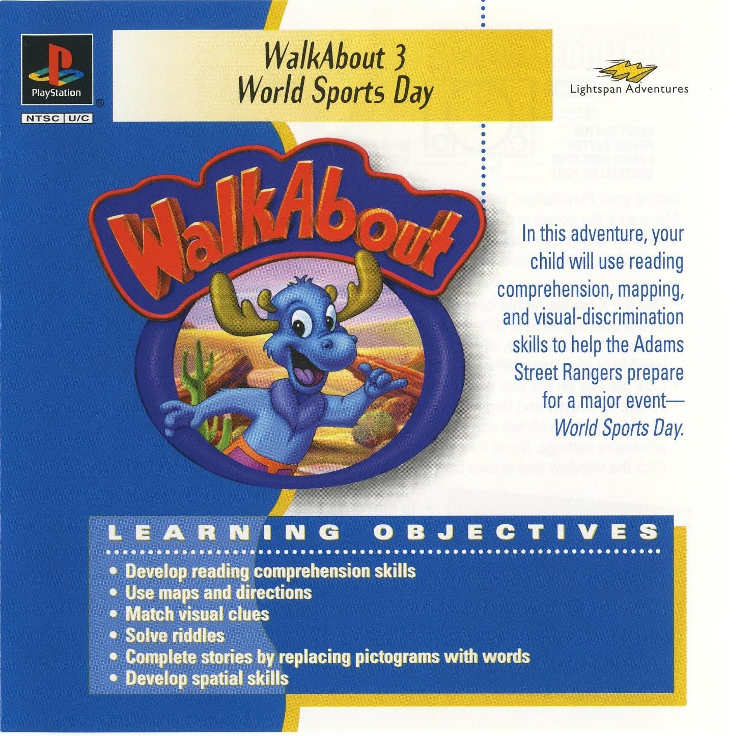 Mars Moose Walkabout 3: World Sports Day (PlayStation 1)