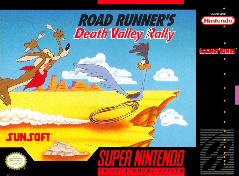 Road Runner's Death Valley Rally / Looney Tunes: Road Runner (EU) / Road Runner vs. Wile E. Coyote (JP) (Super Nintendo Entertainment System (SNES))