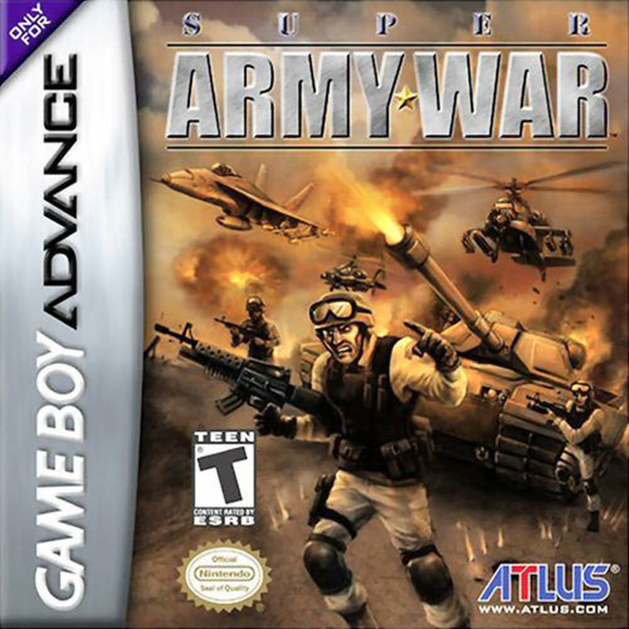 Super Army War (NA) / Glory Days: The Essence of War PAL (Game Boy Advance)