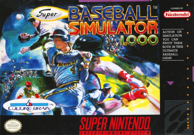 Super Baseball Simulator 1.000 / Super Ultra Baseball (JP) (Super Nintendo Entertainment System (SNES))