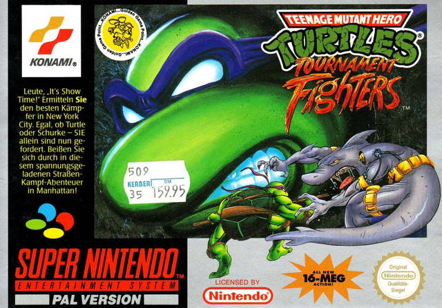 Teenage Mutant Ninja Turtles: Tournament Fighters / Teenage Mutant Hero Turtles: Tournament Fighters (EU) / Teenage Mutant Ninja Turtles: Mutant Warriors (JP) (Super Nintendo Entertainment System (SNES))