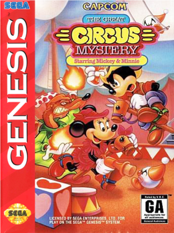 The Great Circus Mystery Starring Mickey & Minnie
Mickey to Minnie: Magical Adventure 2JP (Sega Mega Drive (Genesis))