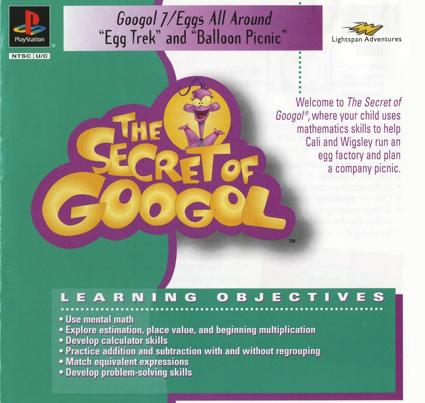 The Secret of Googol: Eggs All Around (PlayStation 1)