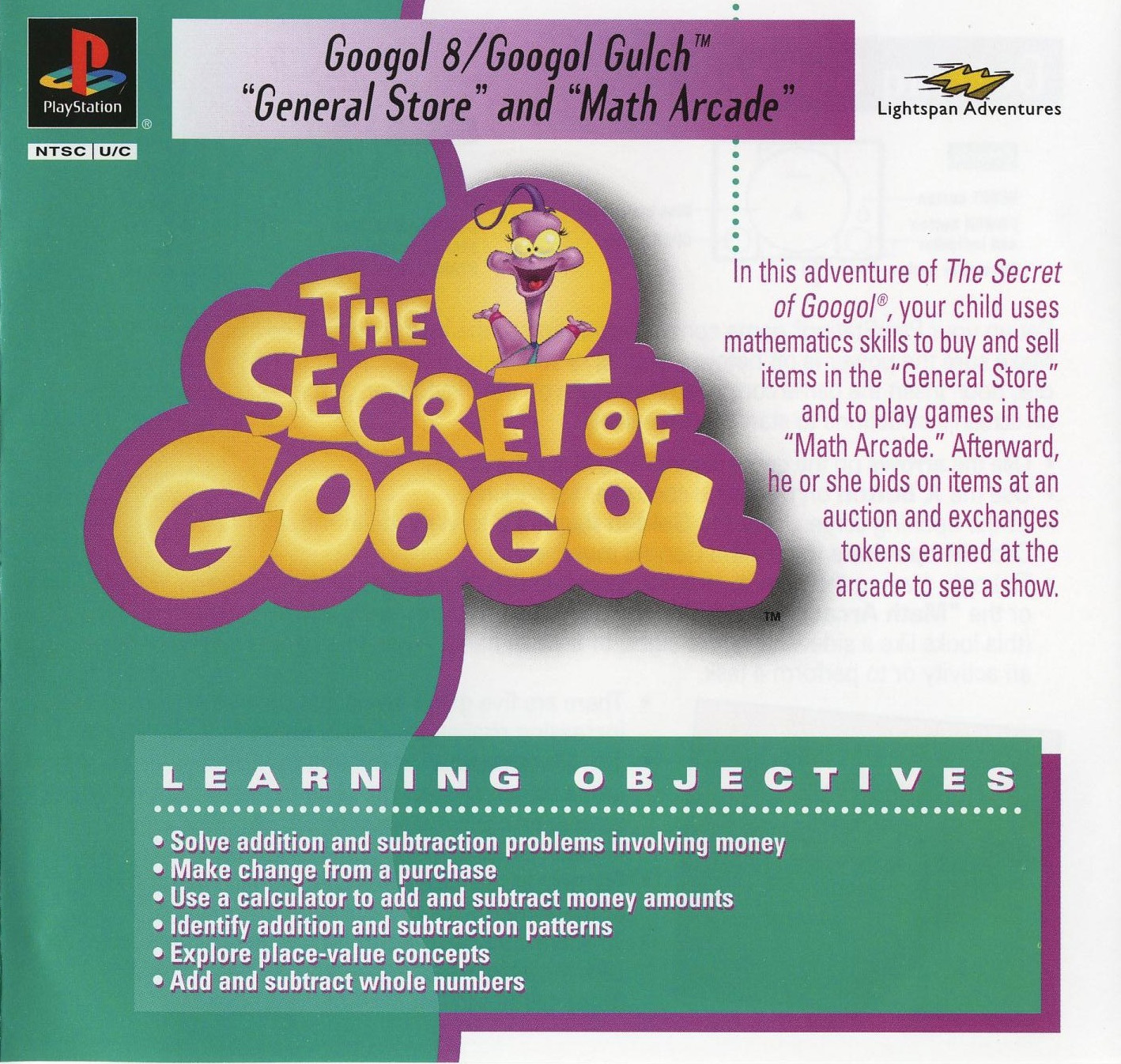 The Secret of Googol: Googol Gulch - General Store, Math Arcade (PlayStation 1)