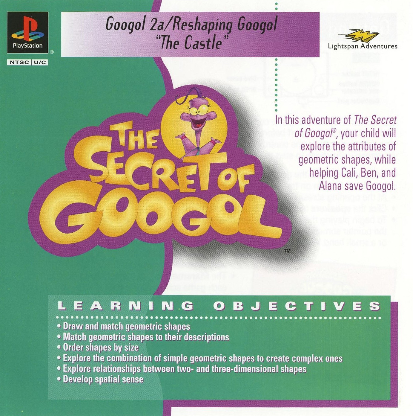The Secret of Googol: Reshaping Googol - Castle (PlayStation 1)