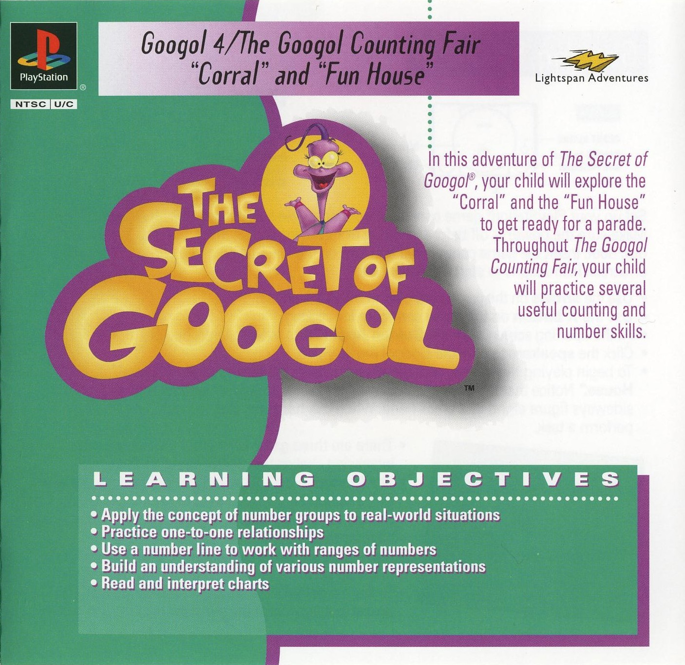 The Secret of Googol: The Googol Counting Fair - Corral, Fun House (PlayStation 1)