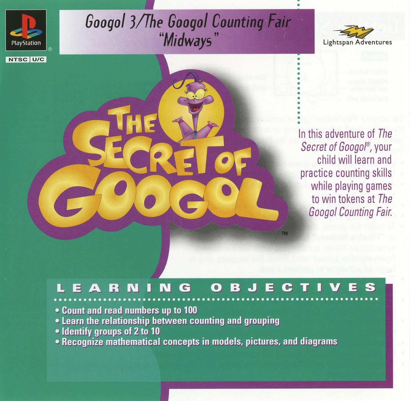 The Secret of Googol: The Googol Counting Fair - Midways (PlayStation 1)