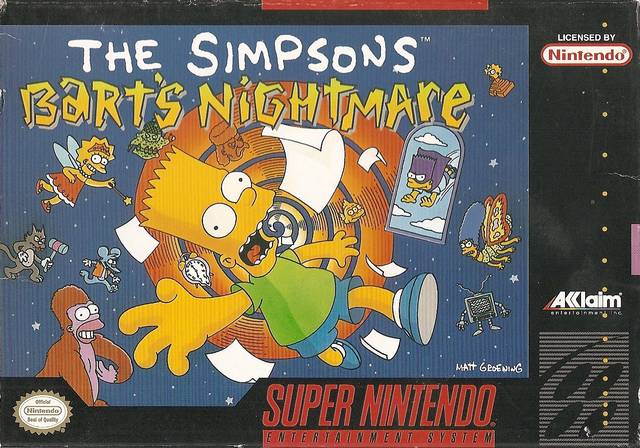 The Simpsons: Bart's Nightmare / Simpsons, The: Bart no Fushigi na Yume no Daibouken (JP) (Super Nintendo Entertainment System (SNES))