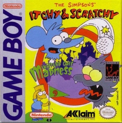 The Simpsons: Itchy & Scratchy in Miniature Golf Madness (Game Boy (Original))