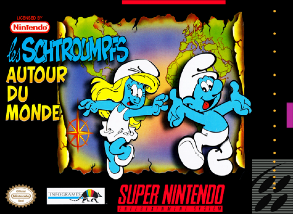 The Smurfs Travel The World (Super Nintendo Entertainment System (SNES))