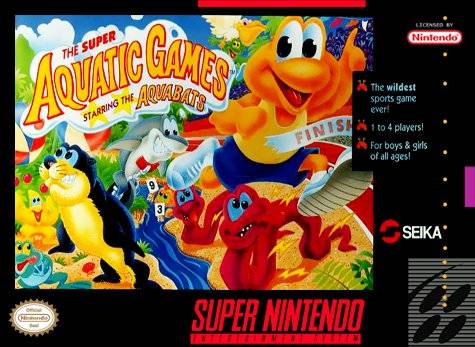 The Super Aquatic Games Starring the Aquabats / James Pond's Crazy Sports (EU) (Super Nintendo Entertainment System (SNES))