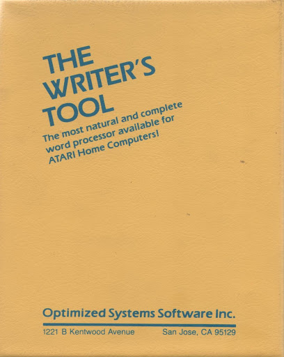 The Writers Tool (black) (Atari 400/800)