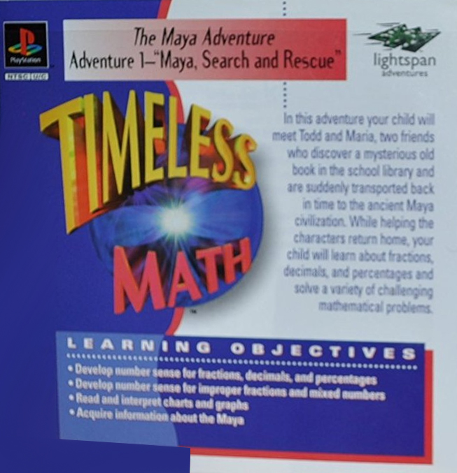 Timeless Math: Maya - Search and Rescue (PlayStation 1)