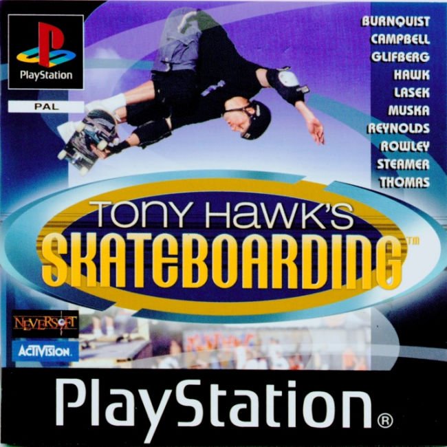 Tony Hawk's Pro Skater / Tony Hawk's Skateboarding PAL (PlayStation 1)
