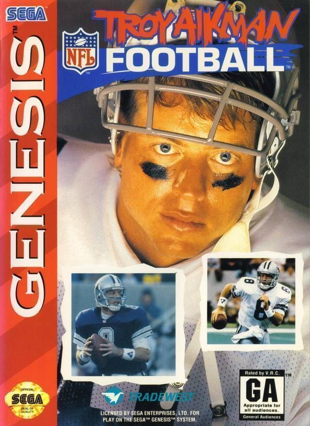 Troy Aikman NFL Football (Sega Mega Drive (Genesis))