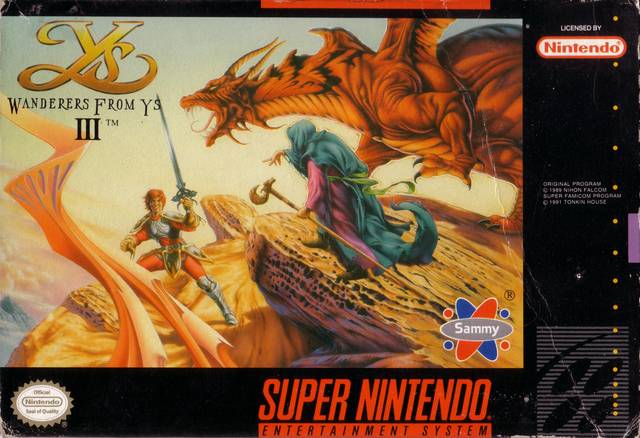 Ys III: Wanderers from Ys (Super Nintendo Entertainment System (SNES))